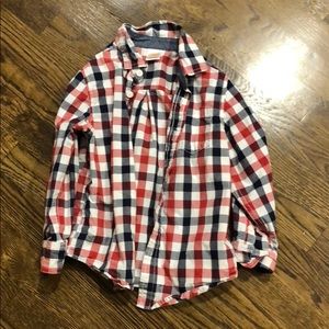 Boys plaid button down